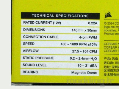 rs 140 boite detail specifications