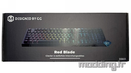 boite vue de dessus red blade