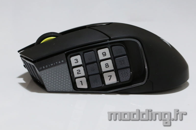 Corsair Scimitar Elite Wireless SE touche avancées Corsair Scimitar Elite Wireless SE touche avancées