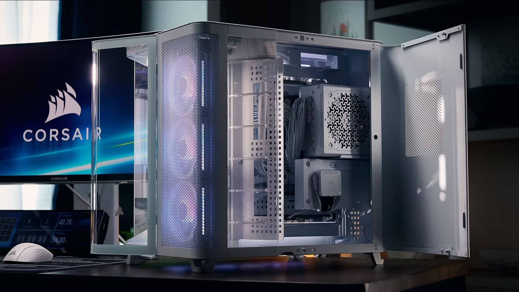 Corsair AIR 5400 : un boîtier triple chambre au refroidissement optimisé