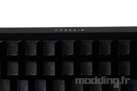corsair vanguard pro 96 clavier dessus détail arrière