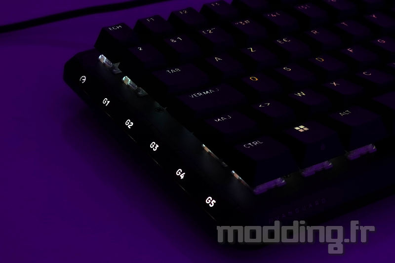 corsair vanguard pro 96 touches g avec éclairage actif